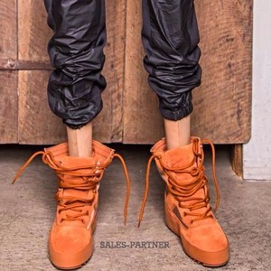 yeezy orange boots