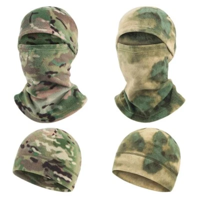 Wintermütze Sturmhaube Thermo-Fleece Totenkopf-Mütze Beanie Warme Gesichtsmaske - Bild 1 von 4