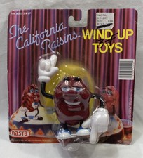 The California Raisins 1987 NASTA Wind Up Toy w/ Blue Sneakers