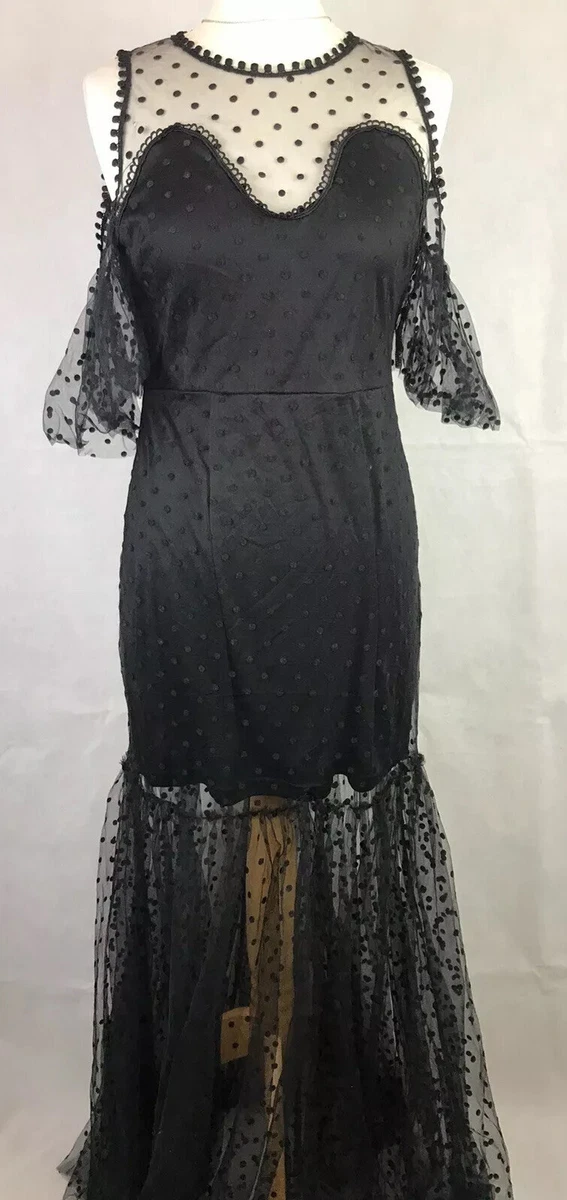 Plt black top maxi dress