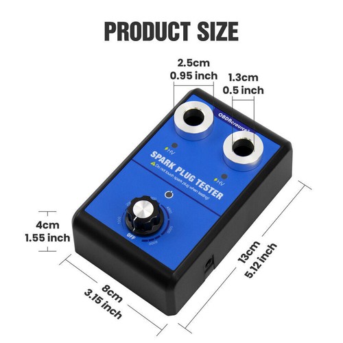 Dual Plug Car Kit Spark Plug Tester 12V Gasoline Ignition Plug Diagnostic Tool - Bild 5 von 7