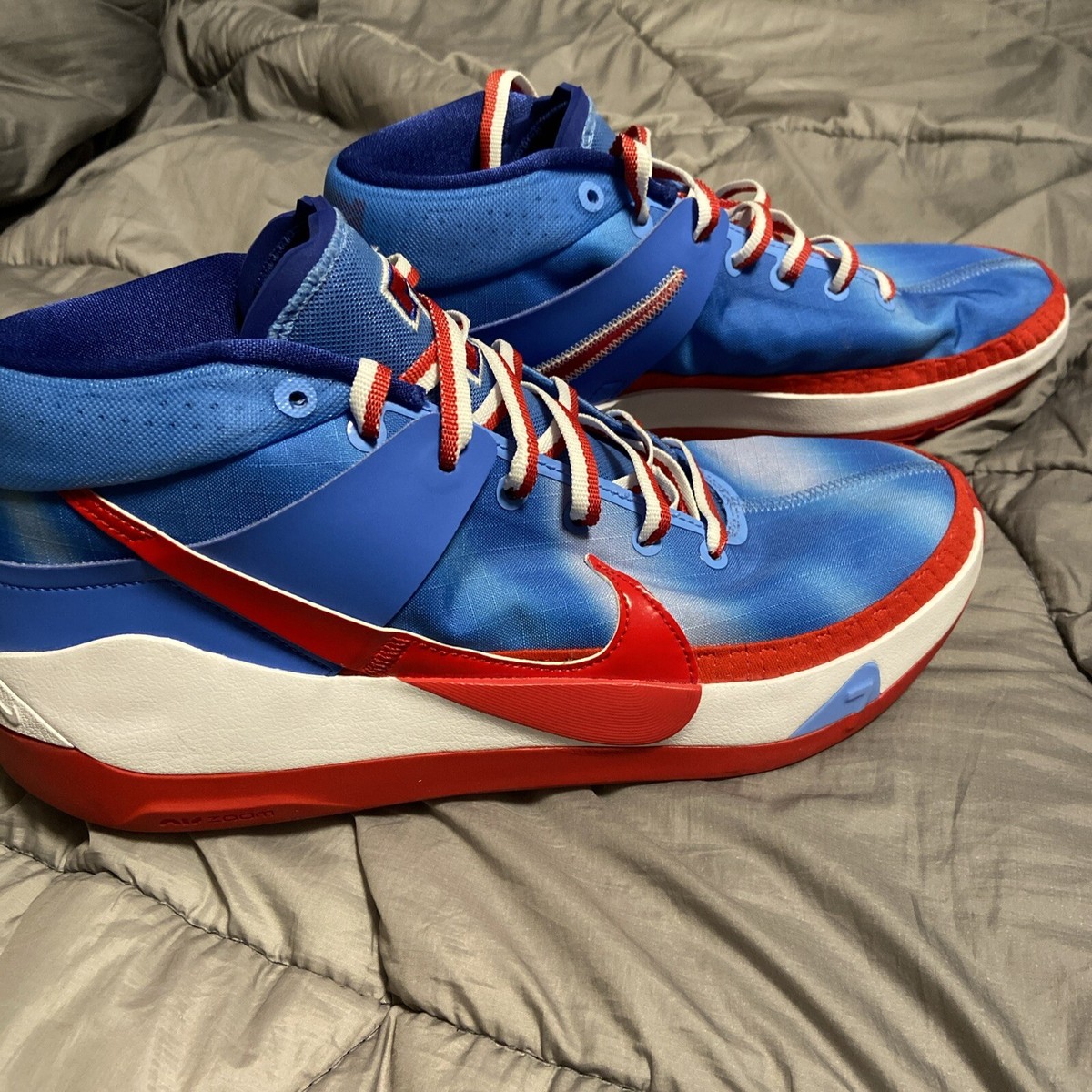 Size 10.5 - Nike KD 13 New Jersey Nets Hardwood Classic 2020  display picture 1