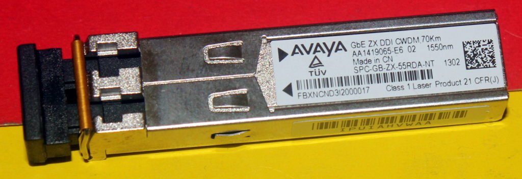 コレクション J Avaya/Nortel AA1419065-E6 SFP 1550nm 1000BASE-CWDM 70KM SFP