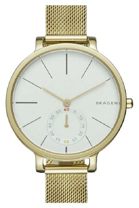 Caja de Acero Inoxidable Cuarzo Relojes de pulsera Skagen Hagen