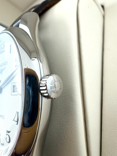 Longines Master Collection automatico data 38,5 mm set completo L2.893.478 nido d'ape - Foto 6 di 13