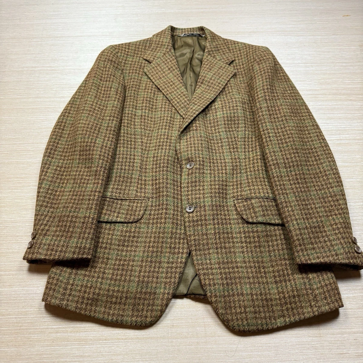 Tweed Regular 42 Jacket Vintage Suit Jackets & Blazers for Men for