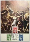 France 1981 SABINE 3 Values Stamps On Postcard FDC First Day Of Issue