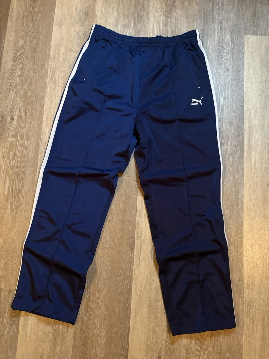 PUMA Men Track Pants Blue Activewear Pants for Men for sale | eBay
