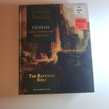 The Rational Bible Genesis HC Book Dennis Prager Alperson 1st Edition Study Ch