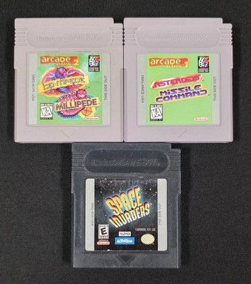 Arcade Classic 1, 2, & Space Invaders Bundle (Nintendo GameBoy, GameBoy Color)