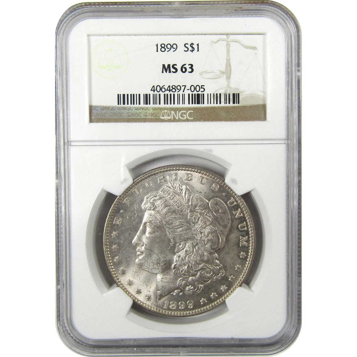 MS 63 Graded 1899 Year Morgan US Dollars (1878-1921) for sale | eBay