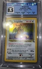 Pokémon TCG Dragonite 4/62 Fossil Holo 1999 mint graded 8.5 Cgc