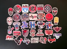 Football Vinyl Decal Stickers HOU Toro H-Town TX Outta Bull Texas Houston Texans