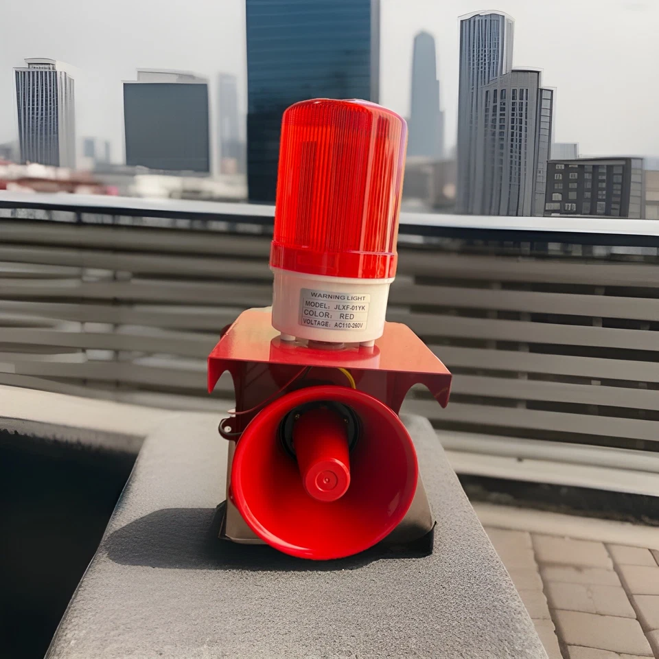 Commercial Home RC Panic SOS Siren 120dB Alarm Emergency Warning Strode Light - Image 2 of 4