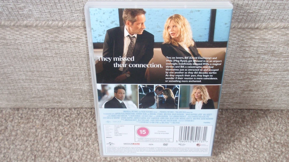 What Happens Later DVD 2023 Superb Romantic Comedy with Meg Ryan David Duchovny - Image 2 of 3
