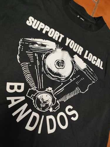 Vtg Harley-Davidson Sylb 80's 90's Single Stitch Tee Outlaw 18x27 Med bandidos - Picture 4 of 5