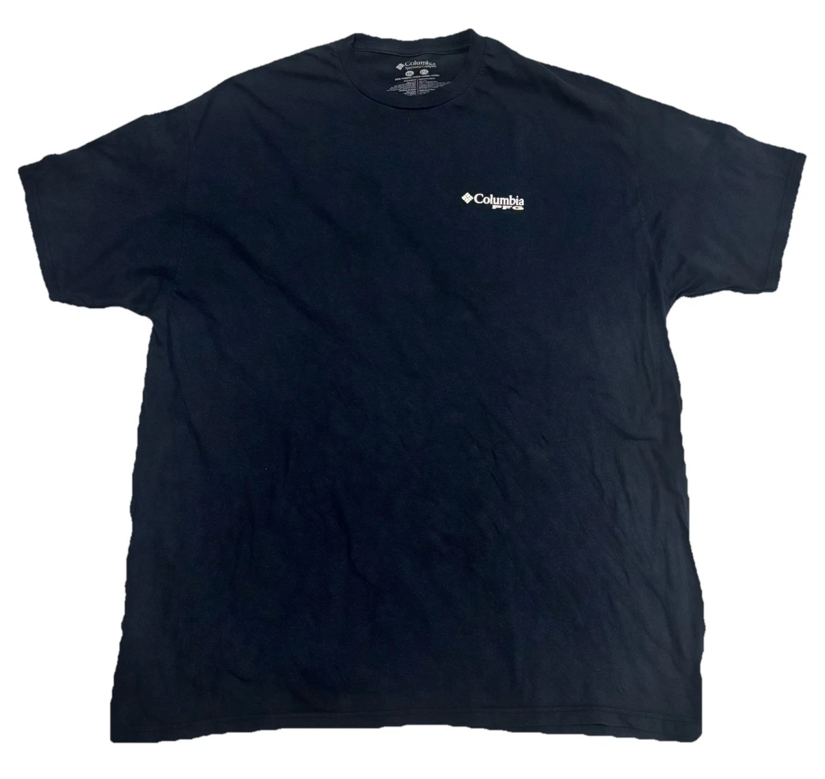 T-shirt Columbia Homme PFG Hooks - Manches Courtes - Bleu Clair - Taille L