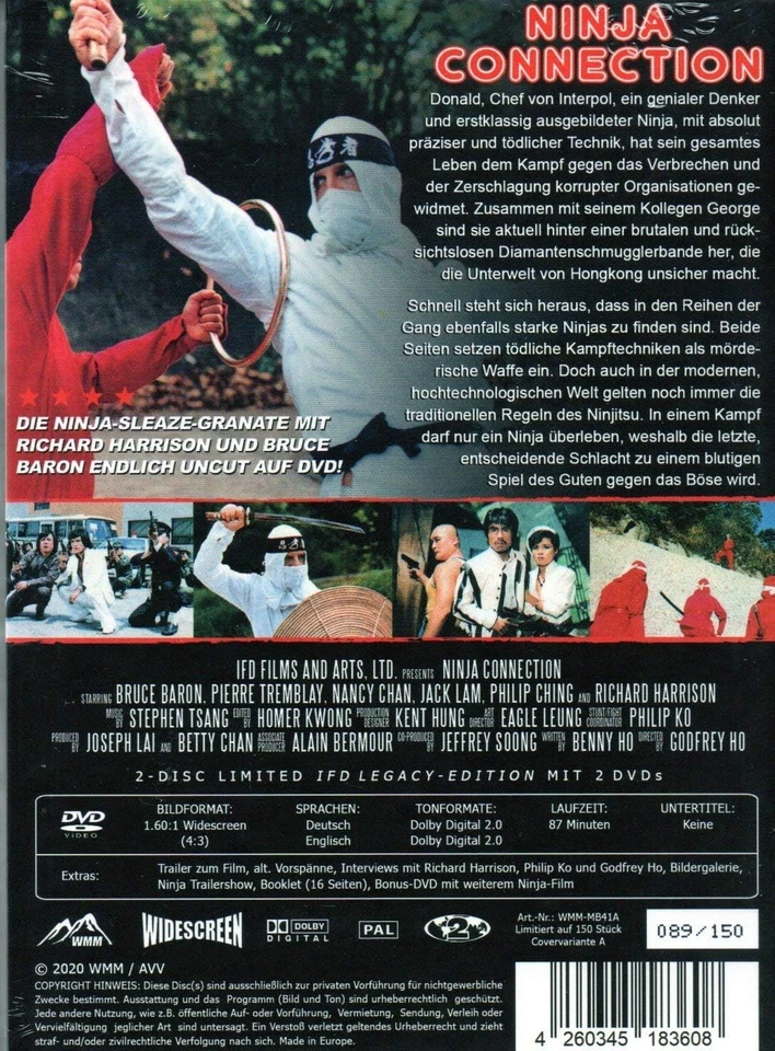 NINJA CONNECTION - DVD - MEDIABOOK - - Image 2 of 2