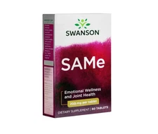 Swanson Tablets SAMe For Healthy Joints Powerful Antioxidant Flexibility 60 pcs