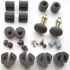 69-70 MUSTANG RUBBER BUMPER KIT, 22 PC