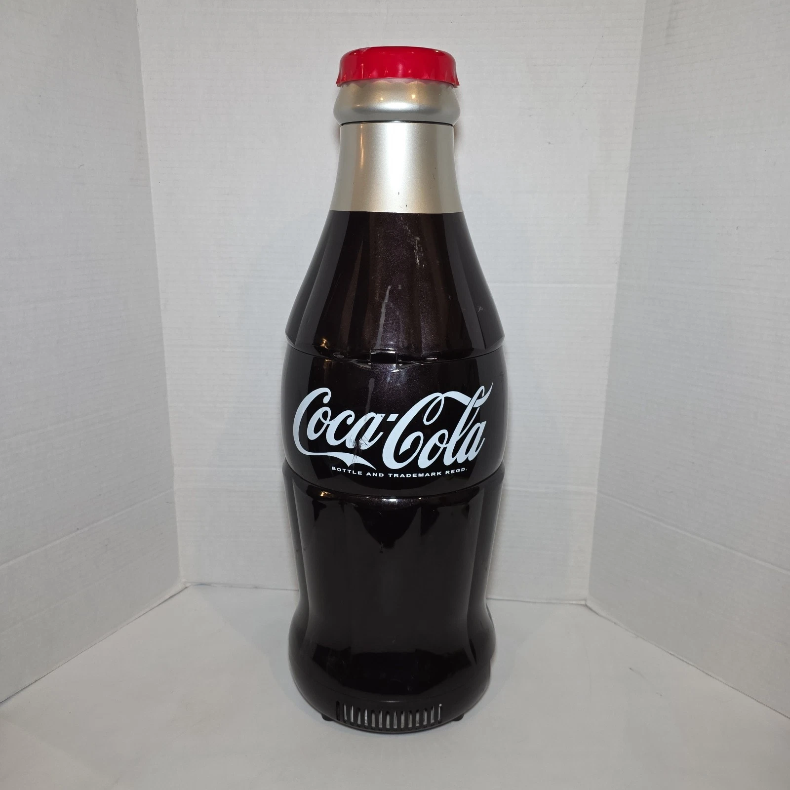 Coca Cola Bottle Fridge Coke BC10-G Can Cooler Thermoelectric Pre-owned, Clean!
