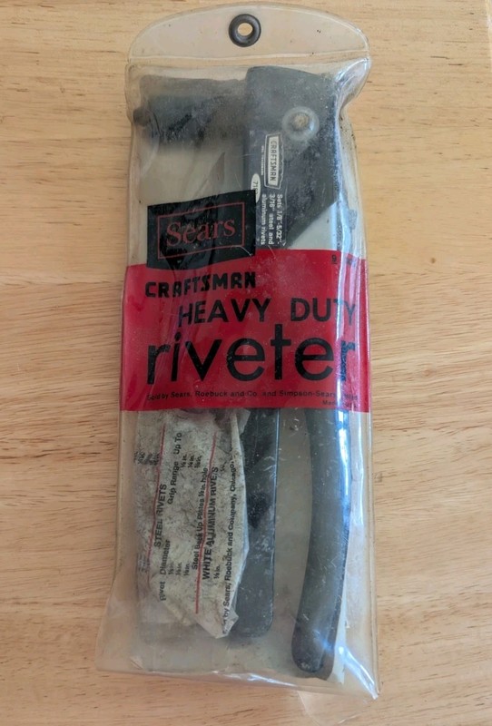 Vintage Craftsman Heavy Duty Riveter 9 7475  Made In USA Great Working Order
