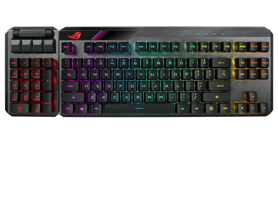 ASUS ROG Claymore II  RX ABS 2.4ghz Wireless/Wire Gaming  Keyboard Red Switch - Image 3 of 4