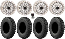 System 3 SB-6 Bdlk 15" Wheels Mh 6+1 37" MotoRally Tires Ranger 1500 & Xpedition