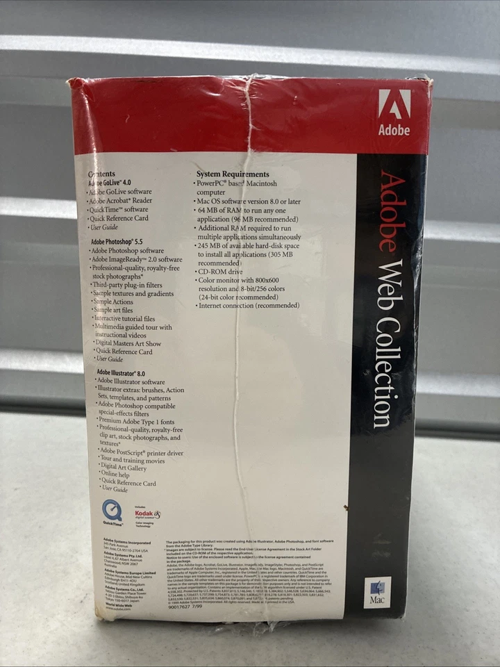 Adobe Web Collection Software for Mac 17570001 *NEW/ Sealed - Image 3 of 4