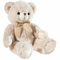 Heunec BäR Mit Schleife Beige, TeddybäR, Kuscheltier, PlüSchtier, Stofftier, ...