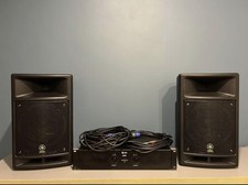 QTX Q600 Power Amplifier and Yamaha Stagepas Speakers PA