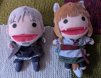 Holo & Lawrence Hand Puppet Set Spice and Wolf merchant meets wolf 45cm (2024) - Image 1 of 2