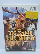 Cabelas Big Game Hunter Nintendo Wii Complete Tested Video Game 