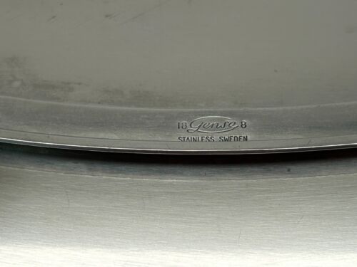 Vintage GENSE 18/8 acciaio inox SHLOW SERVIZIO CIOTOLA / PIATTO / PIATTO MCM Svezia - Foto 5 di 6