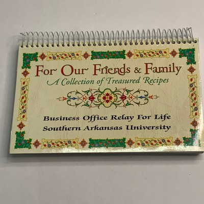 For Our Friends & Family A Collection of Treasured Recipes Cookbook Cooking Vtg