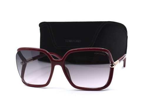 NUEVAS GAFAS DE SOL TOM FORD TF1089/S 75B LONGE-02 GRIS BORGOÑA AUTÉNTICAS - Imagen 4 de 10