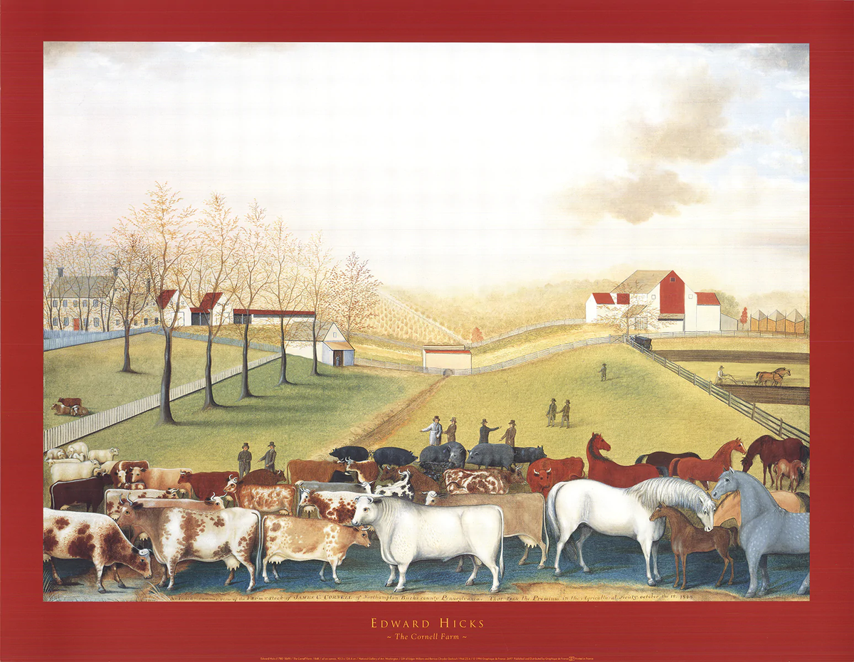 EDWARD HICKS The Cornell Farm 22