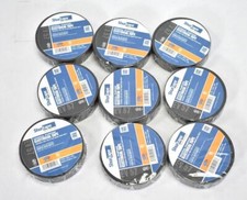 Lot of 9 Shurtape Colored Vinyl Electrical Tape Black EV 57 General Purpose