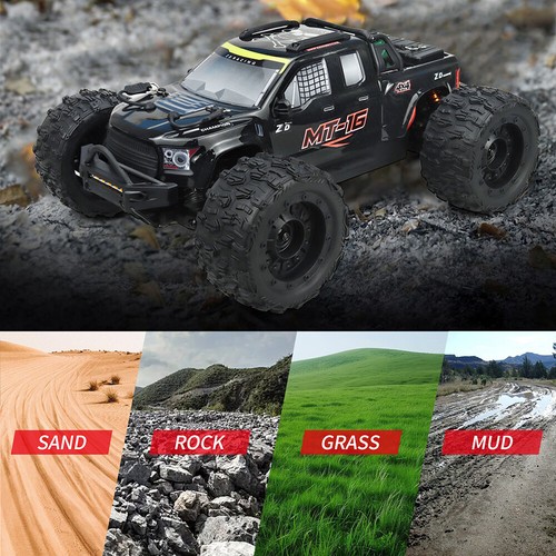 ZD Racing MT-16 4WD 2.4GHZ 4CH Brushless Motor 80Km/h 1/16 Off-Road RC Cars - Picture 10 of 25