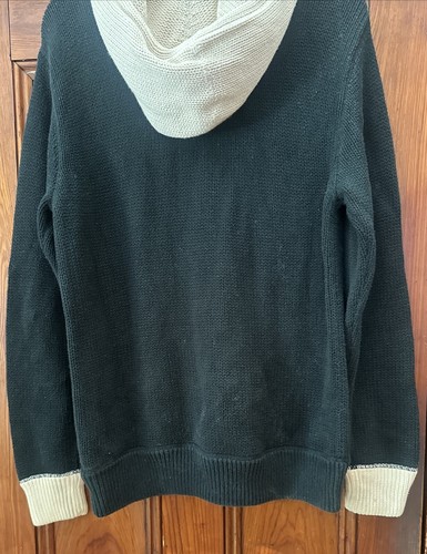 Vintage 90s Polo Sport Ralph Lauren Track Team Knit Hoodie Sweater Size M Rare - Picture 13 of 17