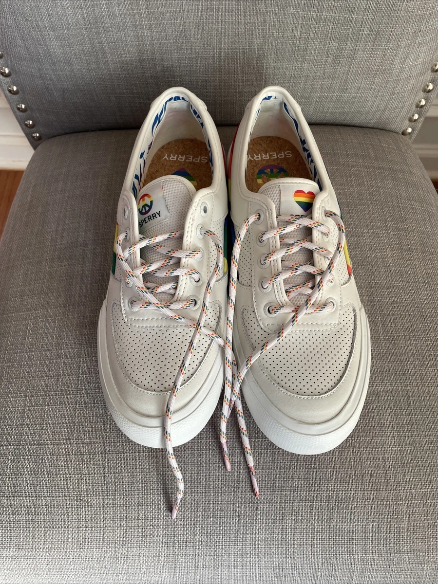 White sperrys hotsell womens