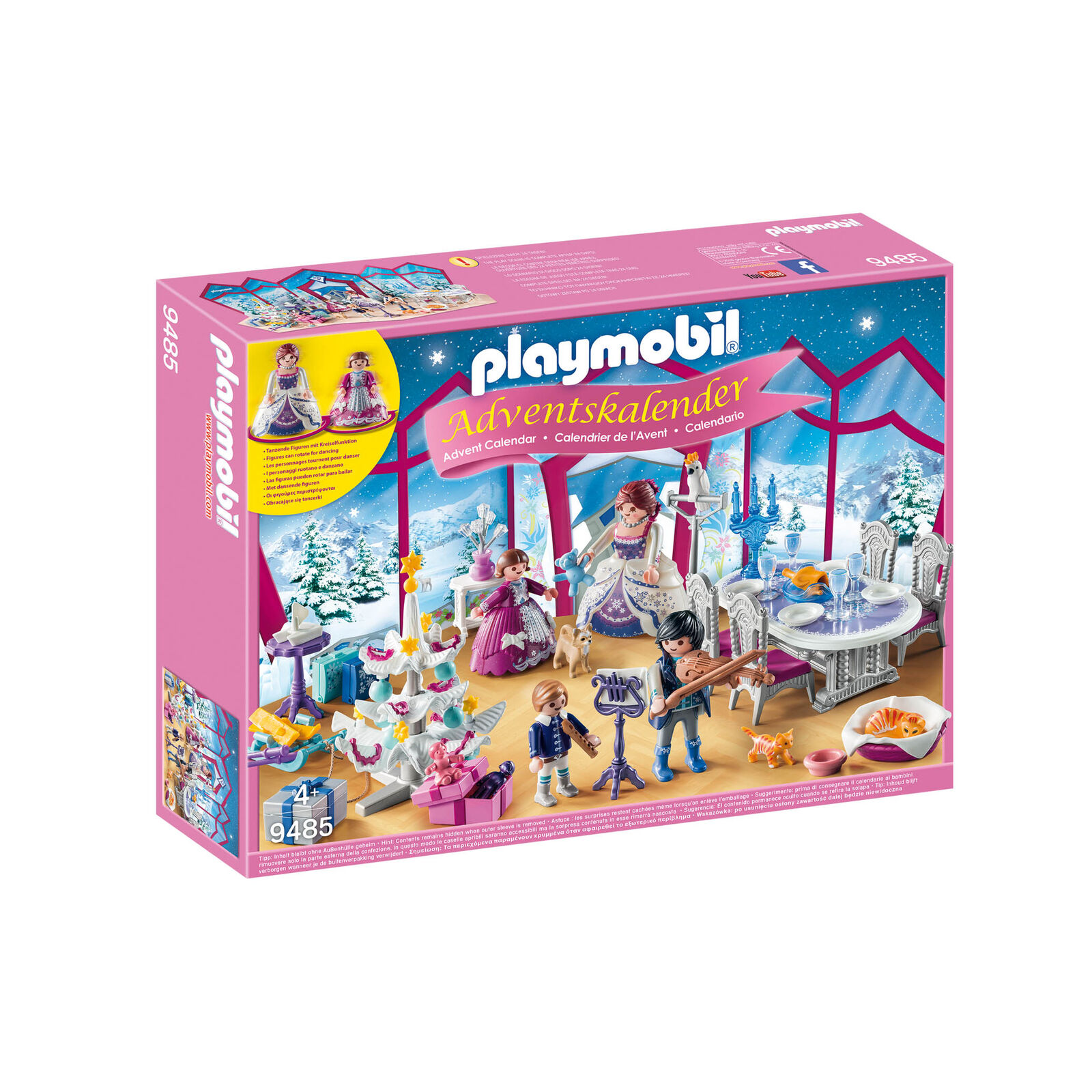 Playmobil 9485 Calendario adviento Baile de navidad en salón cristal ¡Navidad!