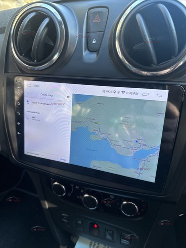 DAB+ CarPlay Android14 Radio Stereo Head Unit For Dacia Sandero Logan MK2 12-20 - Picture 8 of 23