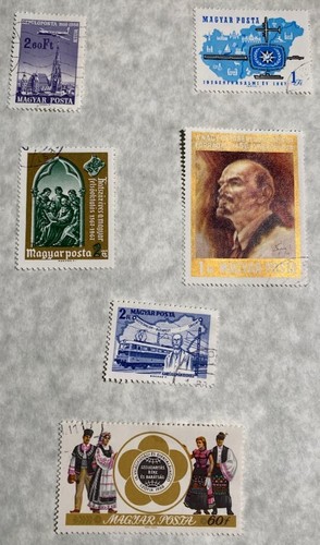 Hungary Magyar Posta Stamps 1986 Booklet 8 S/S, Lot of 222 Stamps 1950's-1990's - Picture 15 of 24