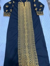 Vintage Handmade Palestinian Embroidery Dress Wedding Palestine Dress Thoub