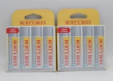 Burt's Bees Ultra Conditioning Moisturizing Lip Balm 4 Pack - Lot of 2