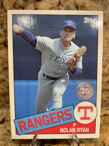 2020 Topps Update Nolan Ryan 1984 35th Anniversary 85TB-44 Texas Rangers - 第 1/2 張圖片