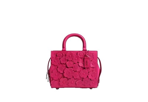 COACH 1941 DUSTY ROSE QUILTED RIVETS ROGUE 25 | eBay