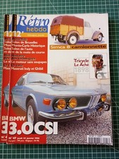 AI081 Rétro Passion Hebdo N°47 Simca 8 camionette BMW 3.0 CSI Tricycle le Aché 1