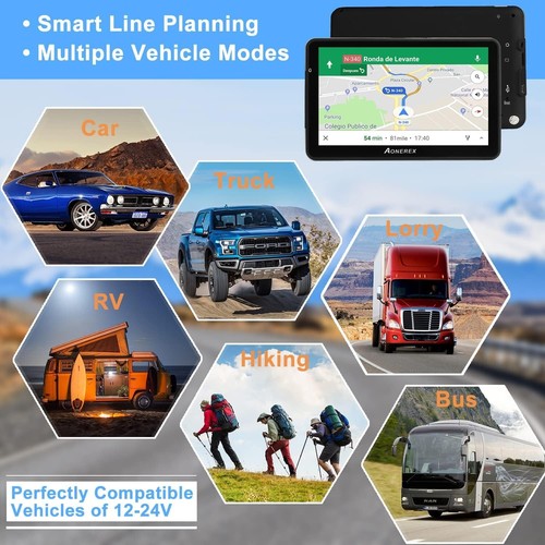 Car Truc Navigation 7 Inch Touch Screen - Free Lifetime Map Updates.. - Picture 4 of 9